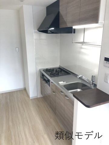仮）津市久居野村町マンションのキッチン