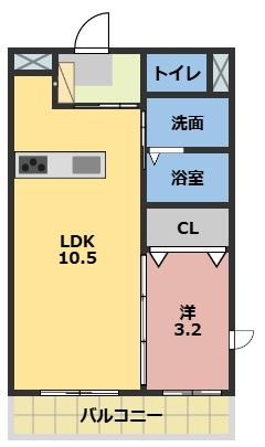 仮）津市久居野村町マンションの間取り