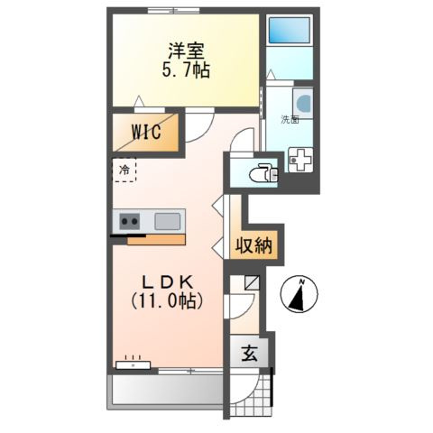 プライアソルの間取り