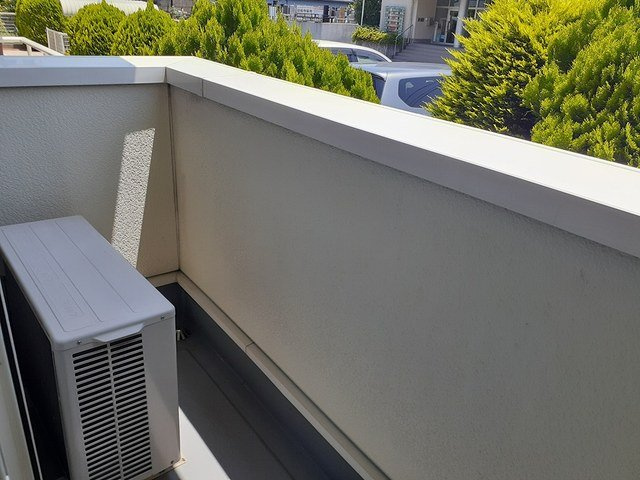 ローズパーク弐番館のバルコニー|広々としたバルコニーです