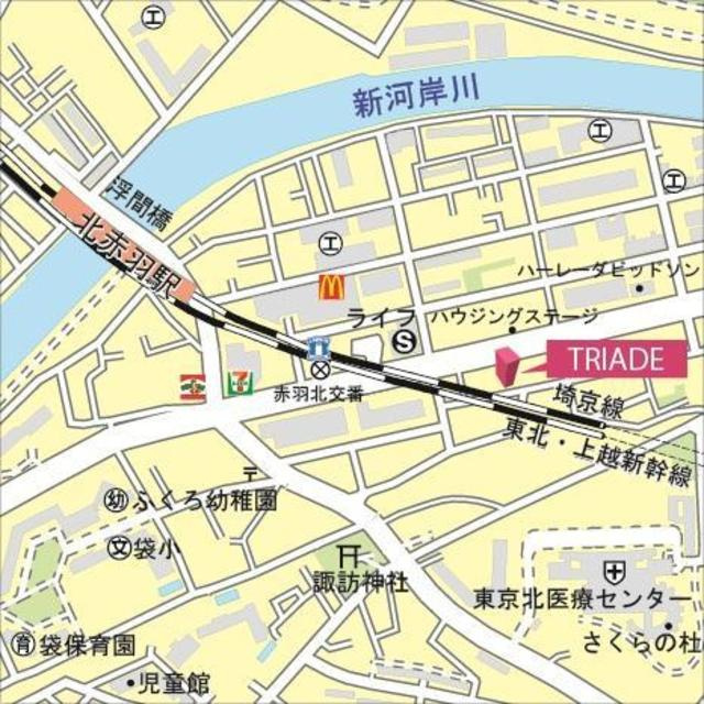 ＴＲＩＡＤＥの地図