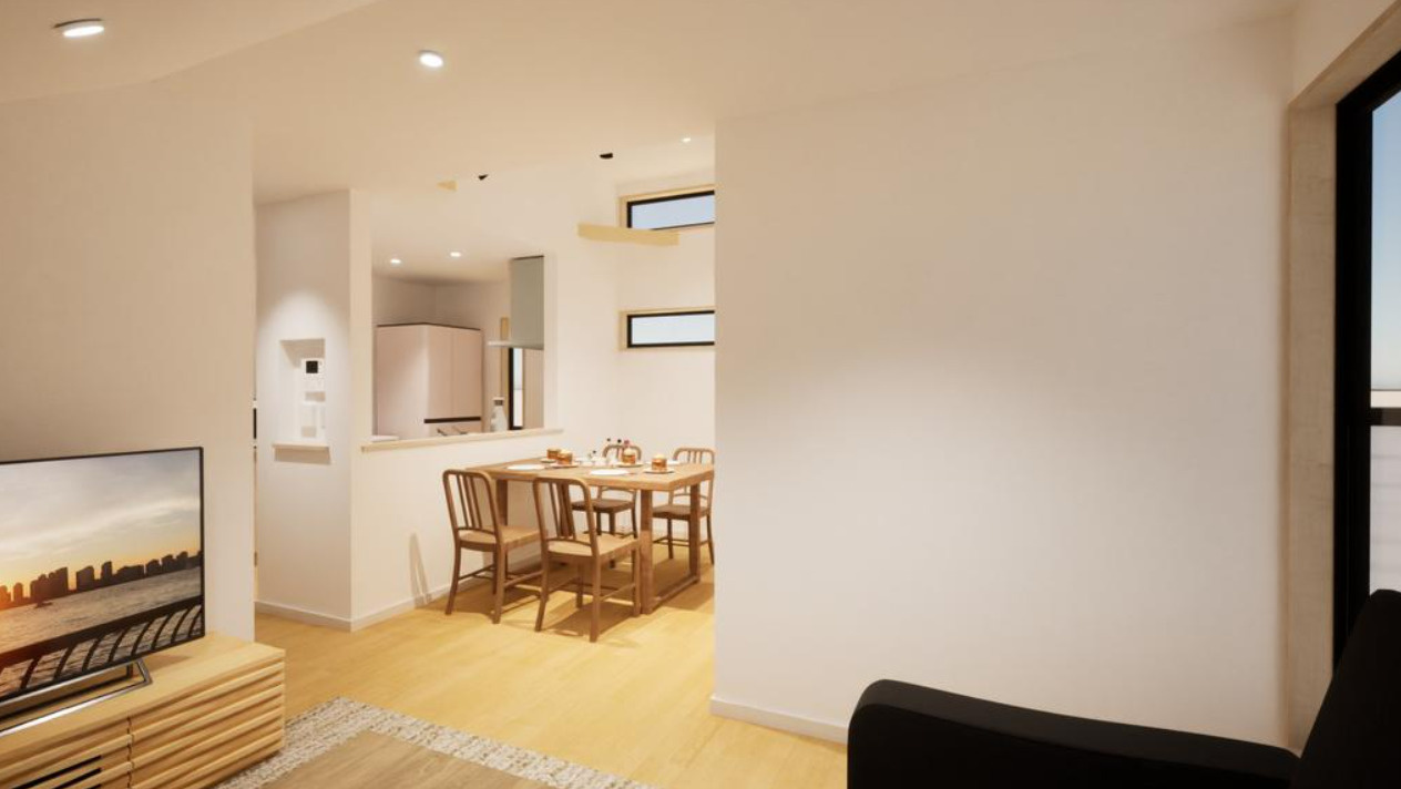 横浜市瀬谷区下瀬谷3丁目 新築戸建て【仲介手数料無料】の居間・リビング