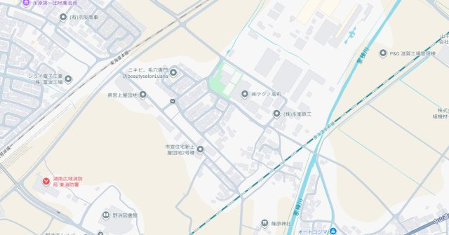 野洲市上屋　第2期　新築一戸建ての地図