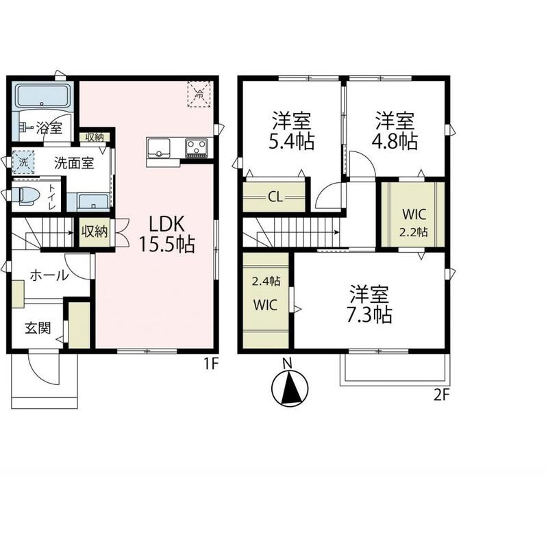 メゾン・クロシェット D棟の間取り