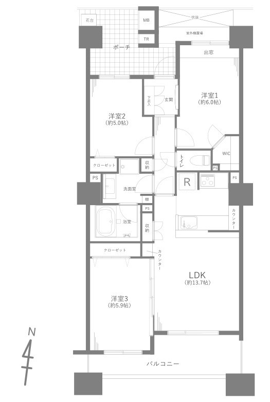 【間取り】の画像