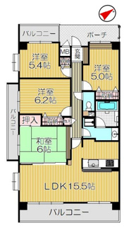 【間取り】 | 藤和シティホームズ西宮東町