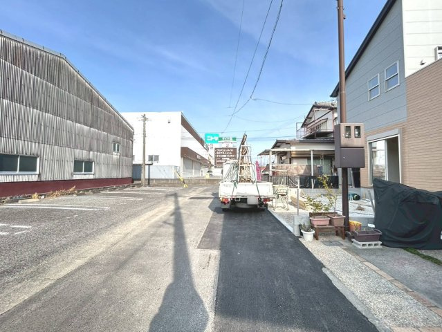 ファーストタウン　一宮市第1下沼町　全1区画分譲の前面道路含む現地写真|■前面道路　■ヤマダ不動産　株式会社リライフ　
■夢のマイホーム購入をフルサポートします！