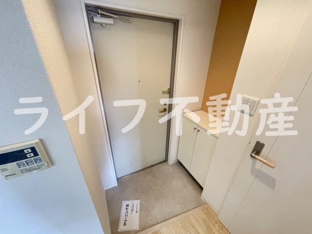 カーサセレノⅡの玄関|シンプルで使いやすい玄関です