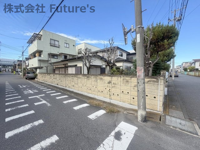 三郷市高州1丁目　建築条件無し売地　全1棟の前面道路含む現地写真|前面道路含む現地写真です。