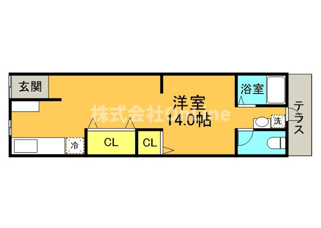 【間取り】 | 加美東5丁目貸家