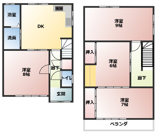 小牧戸建の間取り