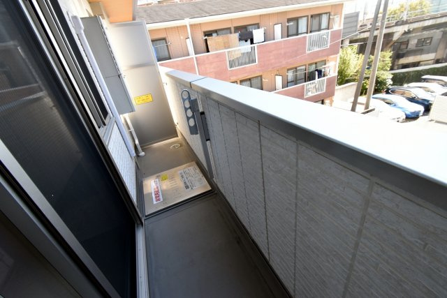 ローズコート西宮北口のバルコニー
