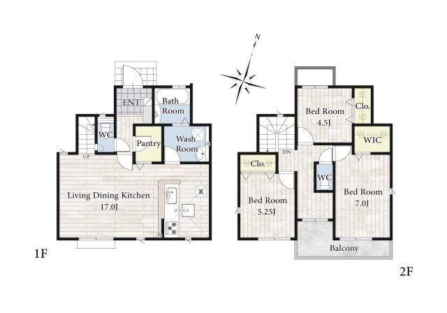 【間取り】 | リビングの大きな開口部は陽当たりの確保だけでなく、まとめ買いで大量のお買い物をした際や家具など大きな物を購入した際に便利です。