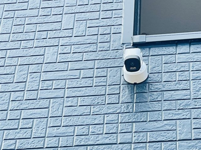 岡崎市六名南第3　新築分譲住宅　全2棟　1号棟の防犯設備|防犯カメラで留守中も安心。ご自宅をしっかり見守ります♪