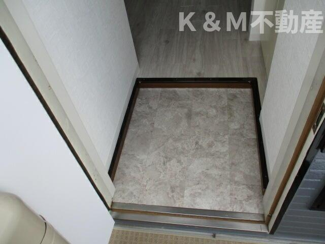 ヴェルドミール南柏Ｂ棟の玄関|明るい玄関です