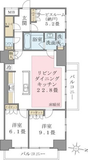 【間取り】 | Brillia ist 東雲キャナルコート（ブリリアイスト東雲キャナルコート）