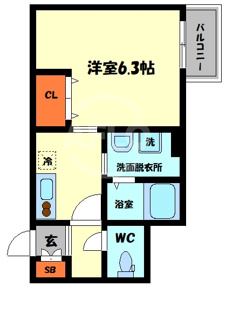 【間取り】 | コーポmanta道 | コーポMANTA道　間取り