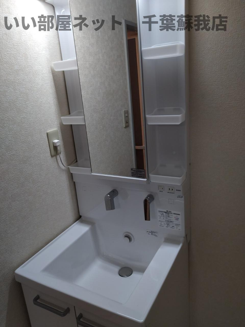 ケープビルの洗面所|ゆったりとスペースのある洗面所