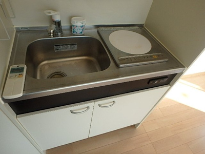 【キッチン】 | アムロゼッタ西荻窪 | 1口IHコンロ