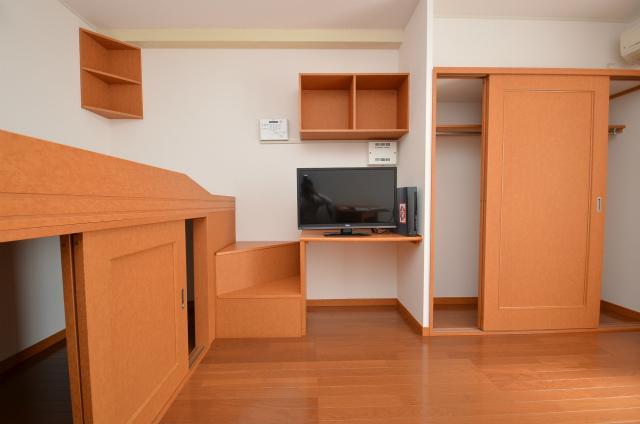 直方市大字感田のアパートの寝室|洋室