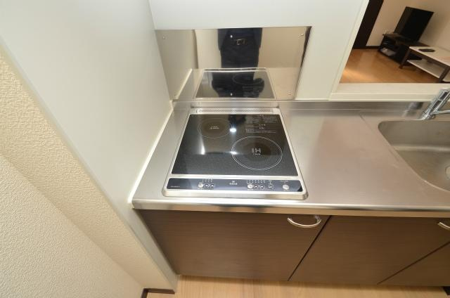 直方市大字感田のアパートのキッチン