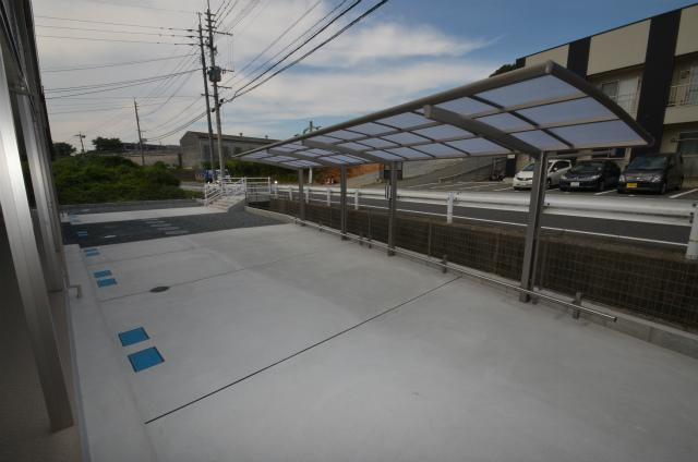 直方市大字上頓野のアパートのその他共用部分|駐輪場