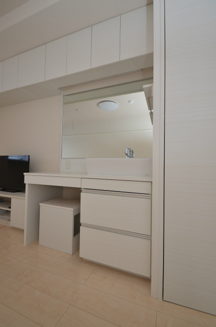 直方市大字感田のアパートの洗面所|部屋にあります。同タイプ