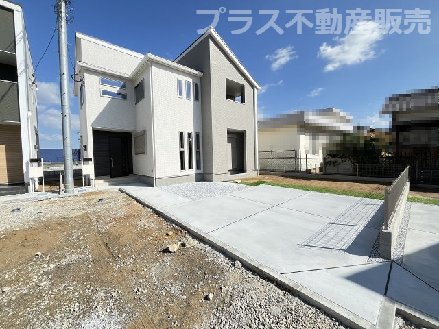 【外観】 | 糟屋郡新宮町夜臼2丁目　3号棟（全4棟）【仲介手数料無料・0円】 | 完成しました。物件内部もご見学頂けます。プラス不動産販売にお任せ下さい。