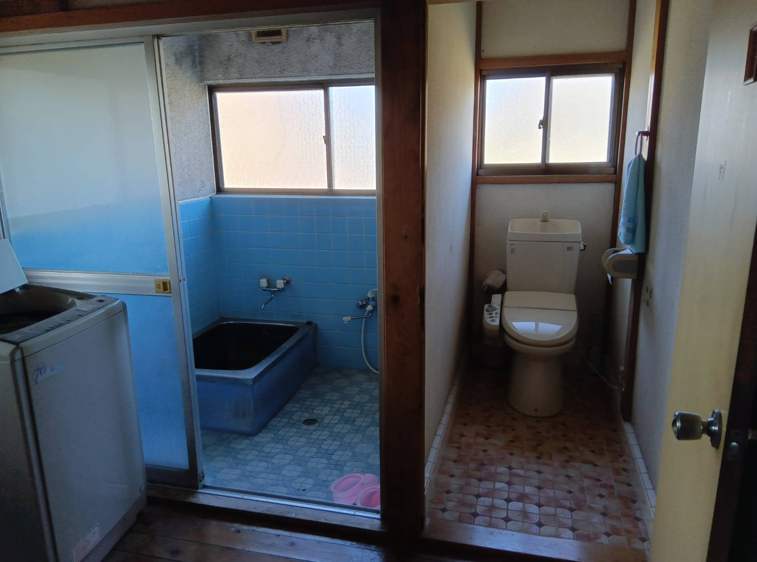 栃木市藤田町の浴室