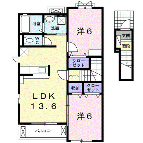 【間取り】 | ビレッジZENⅢ | ビレッジZENⅢ　お問合せはなご家おもてなし不動産へ。