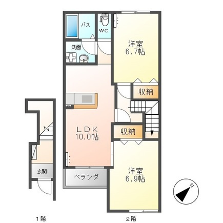 シンフォニーヒルズの間取り
