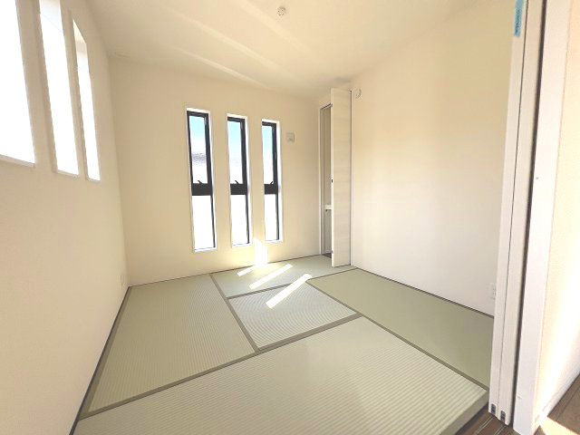 【和室】 | 糟屋郡新宮町夜臼2丁目・平屋　4号棟（全4棟）【仲介手数料無料・0円】 | 現地写真。