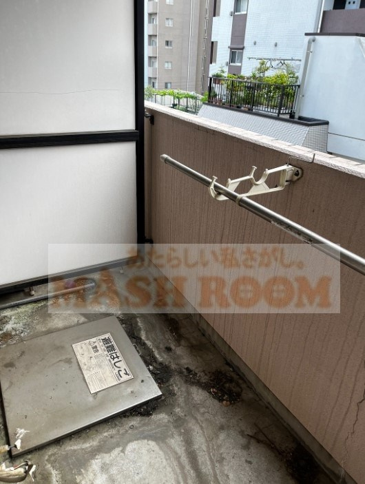 ドミールSASUGAのバルコニー