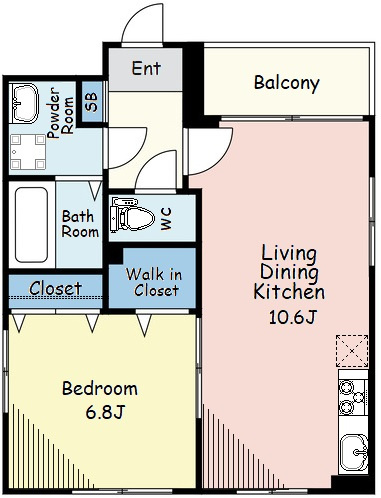 リズルーム（Ｒｉｚ　Ｒｏｏｍの間取り
