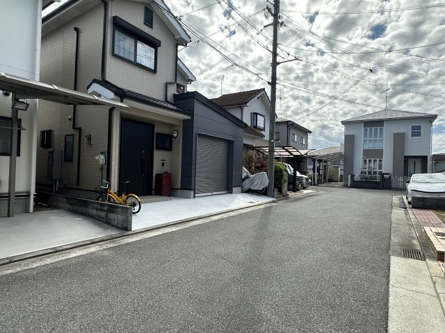 明石市大久保町松陰戸建の前面道路含む現地写真
