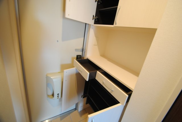 WITH THE LIGHTの収納|収納のためのスペースです