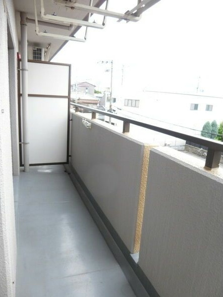 第3中尾ハイツのバルコニー