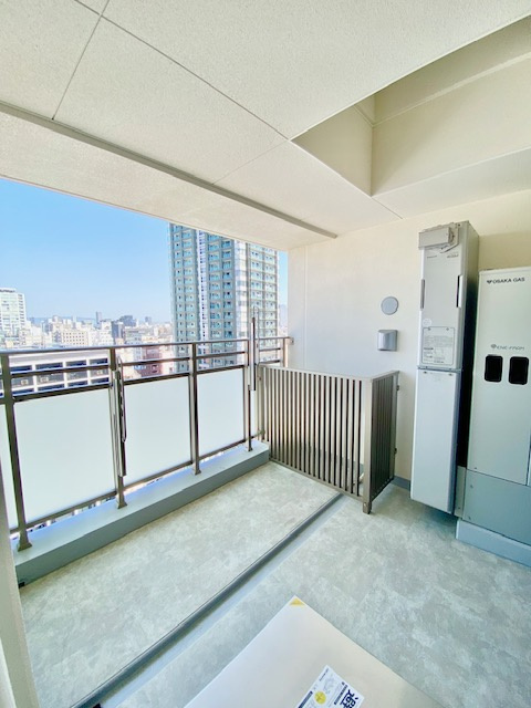 グランドメゾン北堀江レジデンスのバルコニー