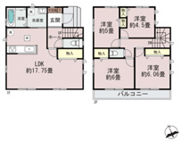 千葉市花見川区浪花町　新築分譲住宅B号棟の画像