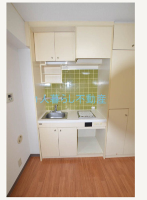 【キッチン】 | スカイコート大森 | コンパクトなキッチンです。