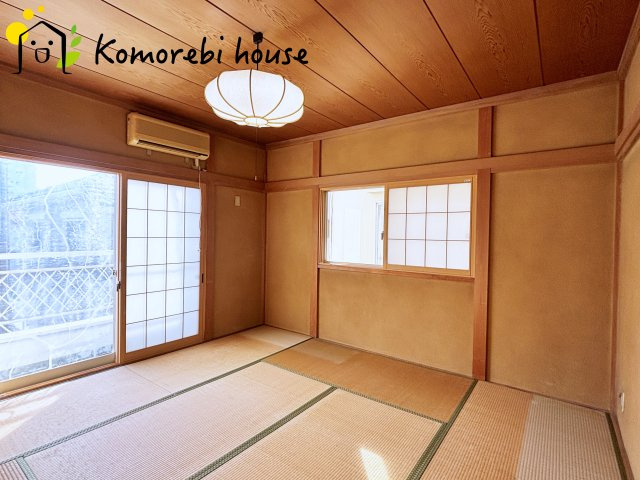 上尾市今泉3丁目　中古一戸建ての和室|8帖の和室です