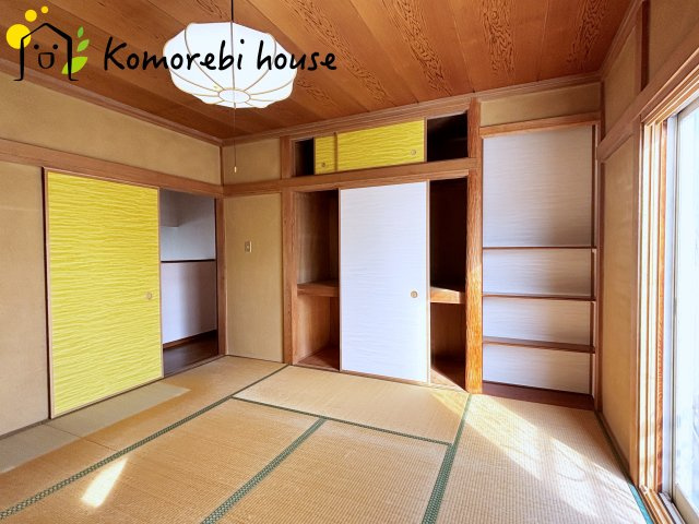 上尾市今泉3丁目　中古一戸建ての和室|8帖の和室です