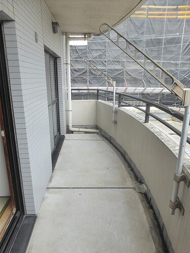 ビューハイツ高山のバルコニー|バルコニー　※2024年6月撮影