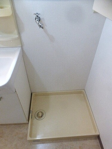 ビューハイツ高山の設備|室内洗濯機置場　※2024年6月撮影