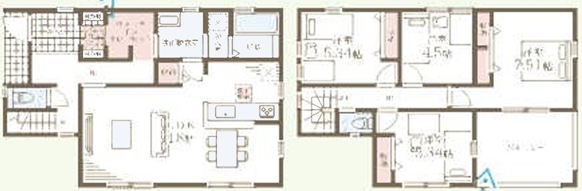 みんな大好き回遊動線！！大和市西鶴間７丁目新築戸建