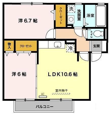 サワーフローラA棟の間取り|サワーフローラ