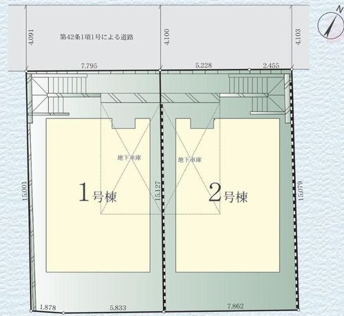 【区画図】 | 【仲介手数料０円】座間市緑ヶ丘2期　新築一戸建て　全2棟 | 座間市緑ヶ丘2期　新築一戸建て　全2棟
