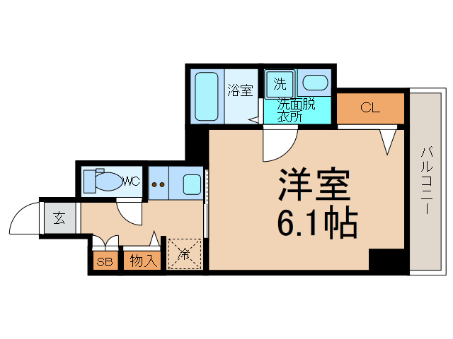 【間取り】 | S-RESIDENCE南堀江