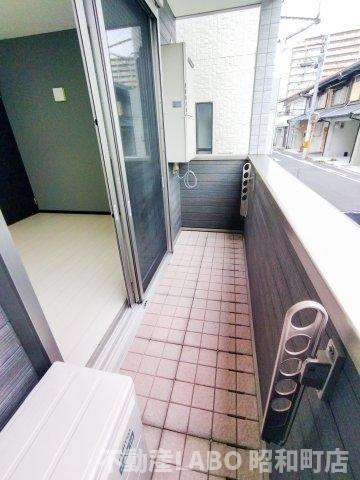 フローラリア阿倍野のバルコニー