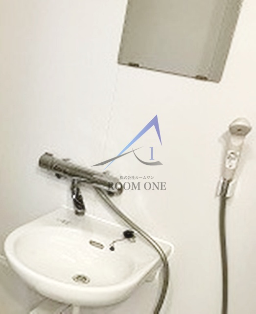 グリーンヒルＢの洗面所|洗面台です。